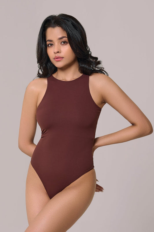 SLEEVELESS BARE BODYSUIT